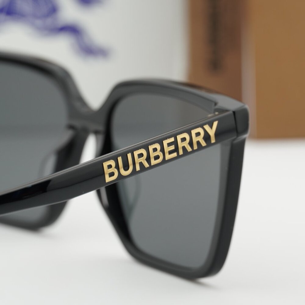 Burberry BE4411D 300187 Square Sunglasses - Black/Grey - Picture 10 of 11